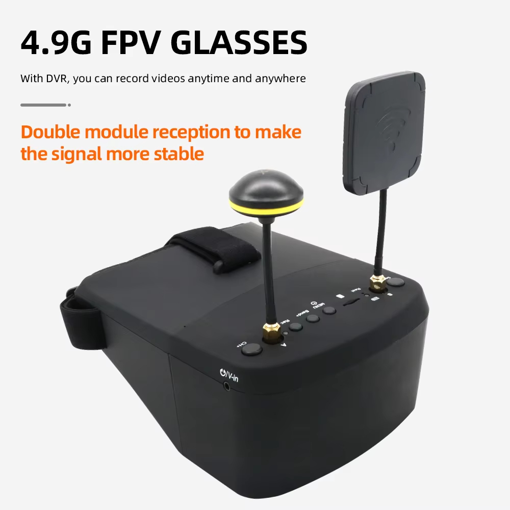 Kacamata Video FPV LS800D 5 In - Skyzone Cobra X V2 Fpv Goggles ulasan dan harga